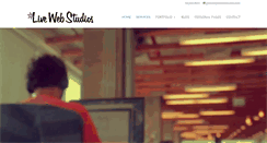 Desktop Screenshot of livewebstudios.com